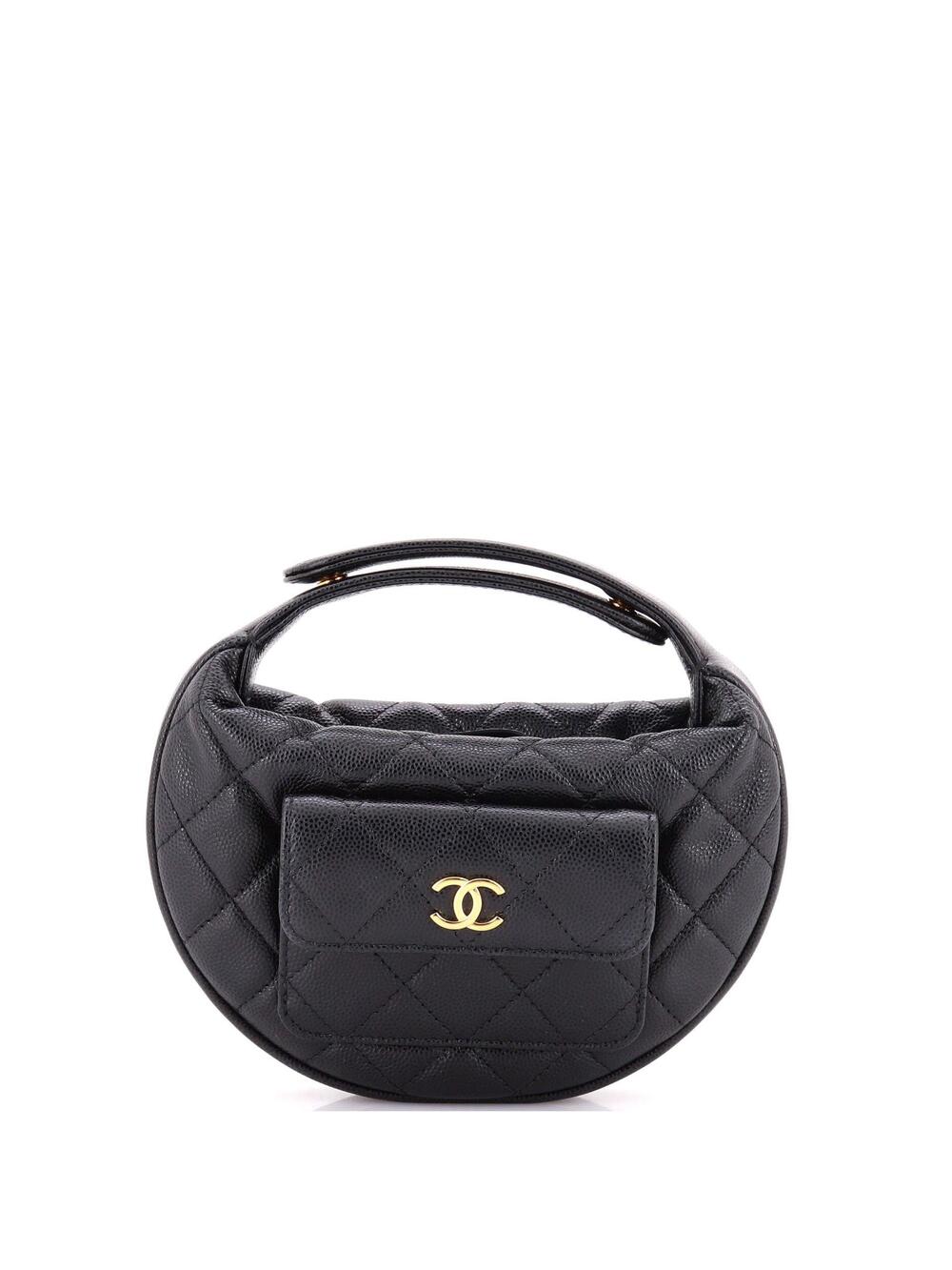 Chanel Polly Pocket Pouch Hobo Quilted #336115C40B